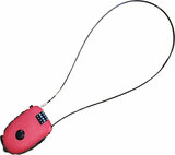 skislot rood 4 cijfers met kabel